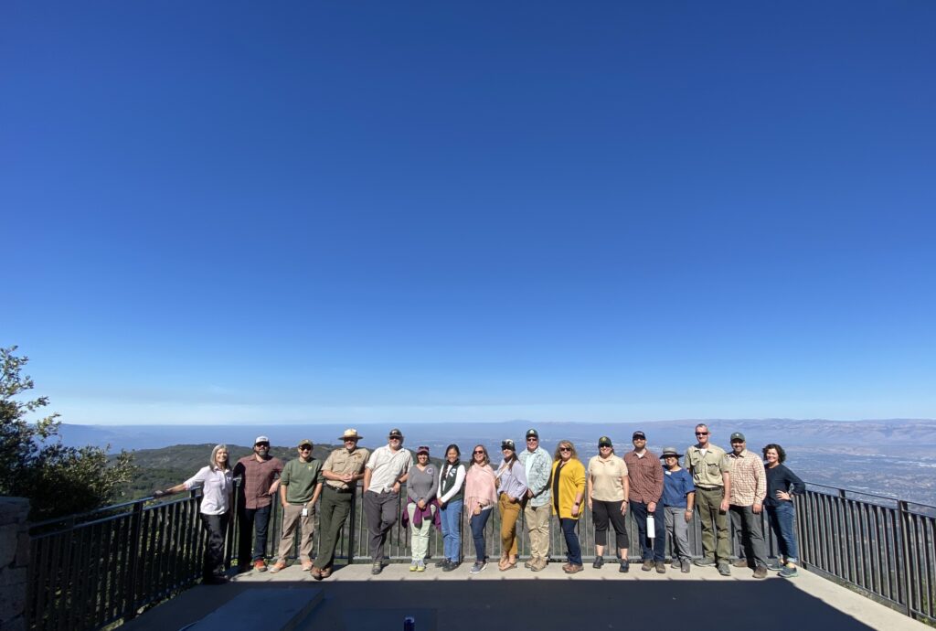 Midpeninsula Regional Open Space District co-hosted this field trip to the top of Mt Umunhum.